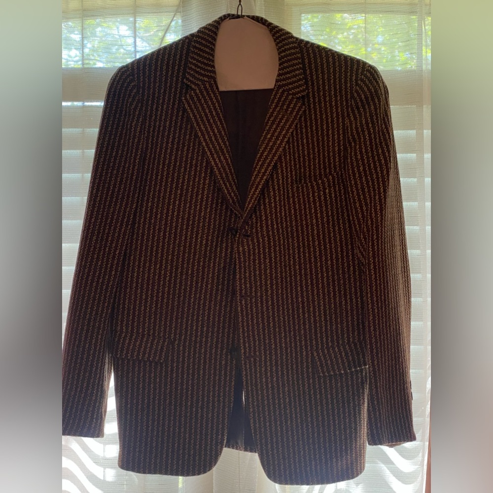 1950s vintage men’s sport coat/blazer/suit from The Boys’ Store in Denver.